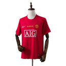 CAMISOLA ADEPTO VINTAGE DO MANCHESTER UNITED 07/08 VERMELHO