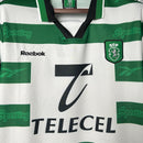 CAMISOLA VINTAGE DO SPORTING 99/00 VERDE E BRANCO