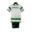 Sporting 25/26 Kids Kit, Green and White