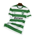 Sporting's 25/26 shirt, white and green.
