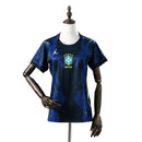 CAMISOLA FEMININA DO BRASIL 26/27 AZUL E PRETO